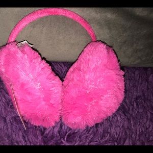 Pink ear muffs